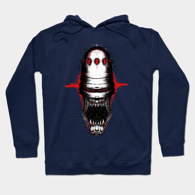 alien screaming Hoodie by manuvila